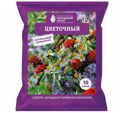 Грунт Цветочный "Народный Грунт" 10л