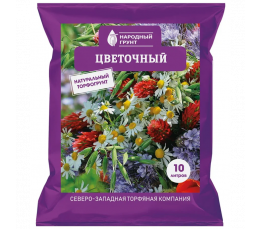 Грунт Цветочный "Народный Грунт" 10л