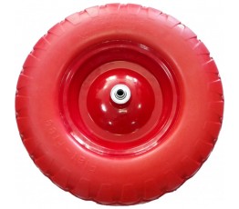 Колесо бескамерное для тачки PU 4,8/4,00-80 D 16/12 мм